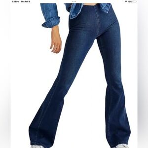 Free People Blue Flared Women's Jeans